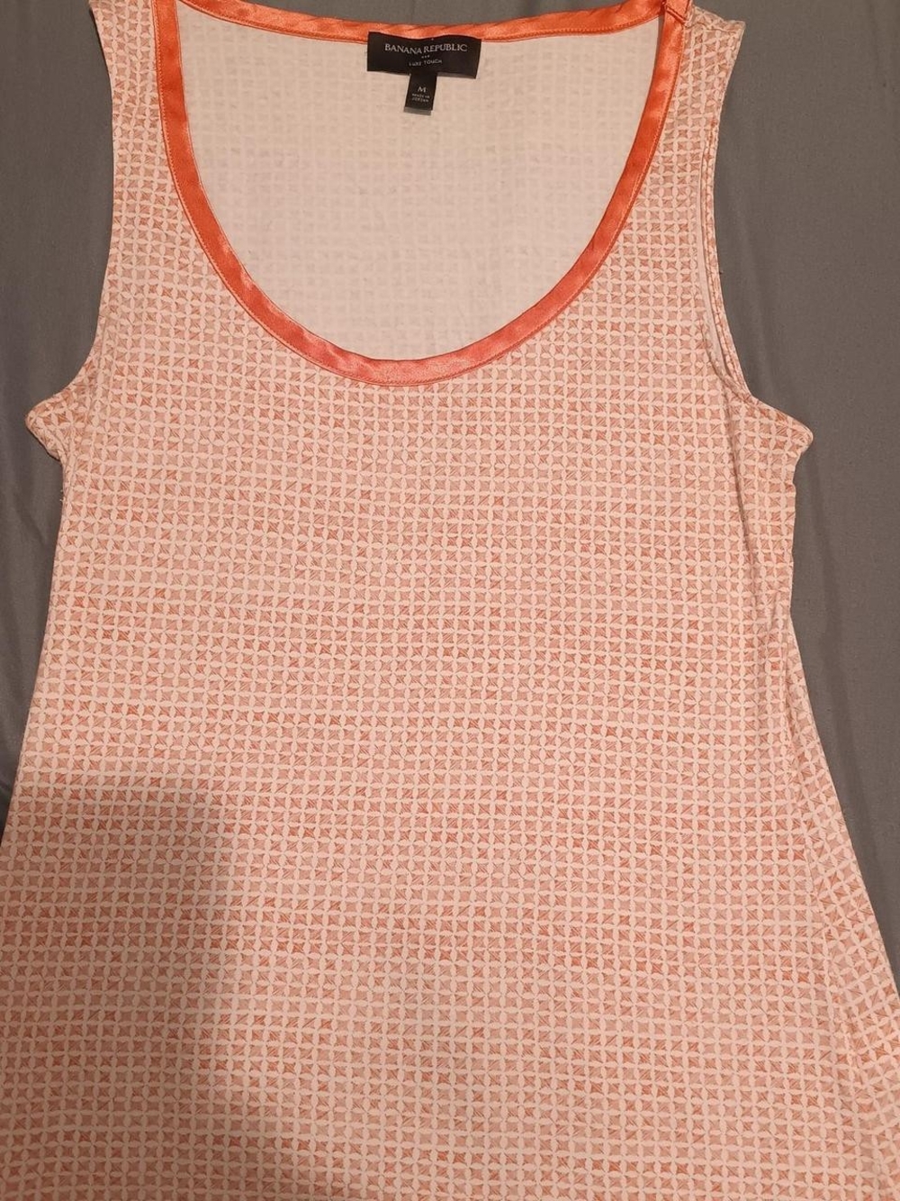 Banana Republic Pink/peach Geometric Tank Top